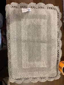 lot 66456 image: Grey Laura Ashley 100% Cotton Bathroom Mat 28��x21��