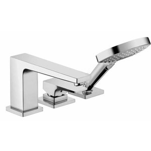 lot 66495 image: Hansgrohe 32556 Metropol Deck Mounted Roman Tub