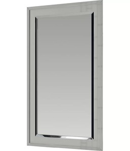lot 66499 image: As Is. Graford Recessed Frameless Medicine Cabinet with 2 Adjustable Shelves. Retail $269.99