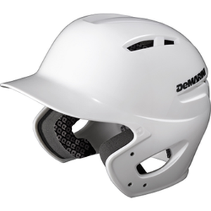 lot 66502 image: demarini paradox protege pro batting helmet, white, youth