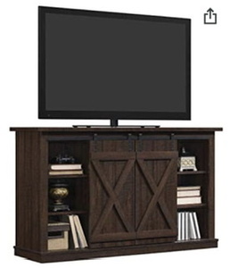 lot 10324 image: Twin Star TV Stand - As Is - Has Minor Damage
