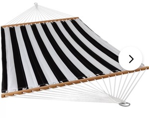 lot 10338 image: Bening Polyester Tree Spreader Bar Hammock