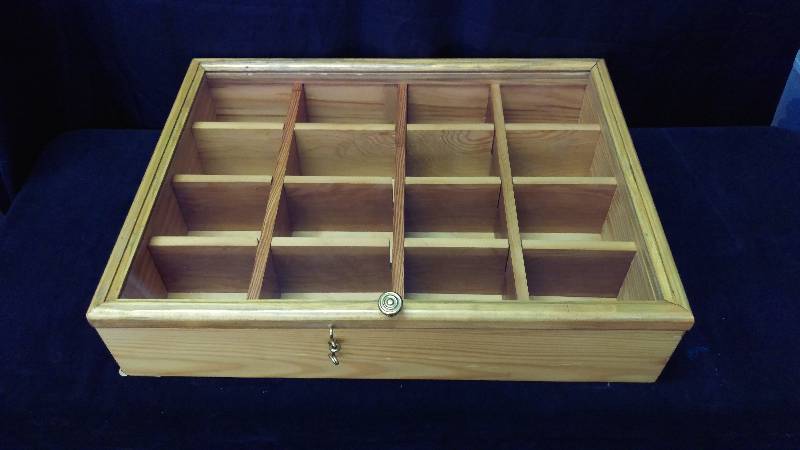 lot 37 image: Shadow Box with Plexiglass Door