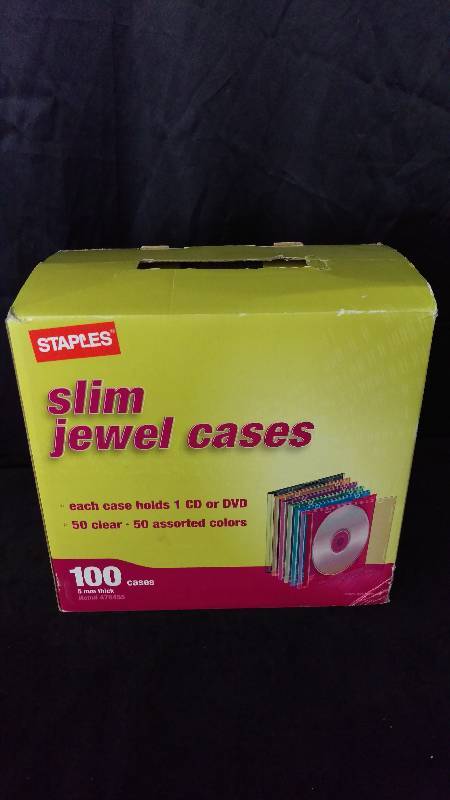 lot 157 image: 100 Slim Jewel Cases