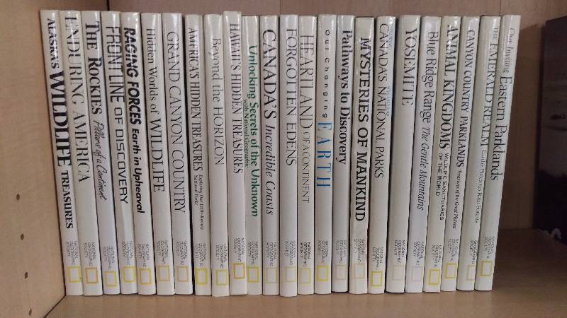lot 125 image: 24 Volumes National Geographic Society Books