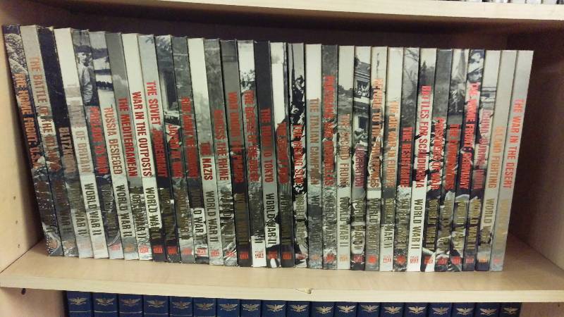 lot 127 image: 32 Volumes Time Life WWII Books