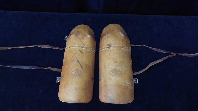 lot 140 image: Jim Houston Rodeo Leather Kneeguards