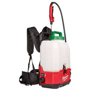 lot 1010 image: Milwaukee M18 SWITCH TANK 4-Gallon Backpack Sprayer Kit -- MSRP $418