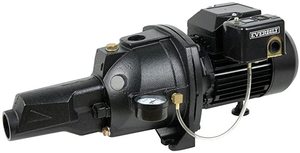 lot 1017 image: Everbilt 1 HP Convertible Jet Pump -- MSRP $349