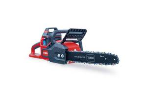lot 1021 image: Toro Top Rated Flex-Force 16 in. 60-Volt Max Lithium-Ion Battery Electric Cordless Chainsaw, 2.5 Ah Battery and Charger Included -- MSRP $279