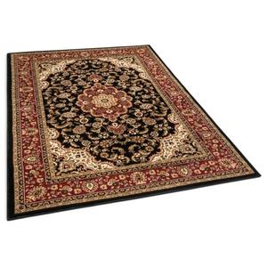 lot 1034 image: Well Woven Barclay Medallion Kashan Black 8 ft. x 10 ft. Traditional Area Rug -- MSRP $246.70