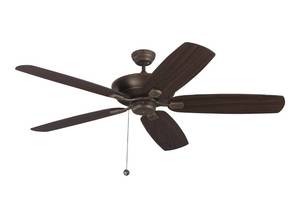 lot 1036 image: Monte Carlo Colony Super Max 60 in. Roman Bronze Ceiling Fan -- MSRP $235.96