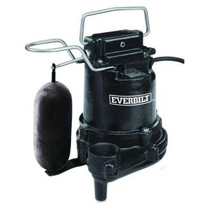lot 1052 image: Everbilt 12 HP Cast Iron Sump Pump -- MSRP $169