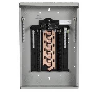 lot 1081 image: Siemens PN Series 100 Amp 20-Space 20-Circuit Main Breaker Plug-On Neutral Load Center Indoor with Copper Bus -- MSRP $82.99