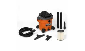 lot 1082 image: RIGID 12 Gal. 5.0-Peak HP NXT WetDry Shop Vacuum with Filter, Hose and Accessories -- MSRP $79.99