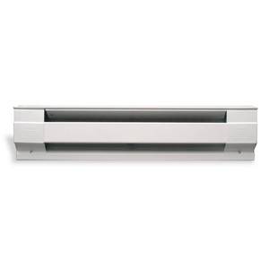 lot 1091 image: Cadet 72 in. 1,500-Watt 240-Volt Electric Baseboard Heater in White -- MSRP $69.82