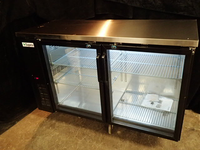 lot 3488 image: Supera 60 Glass Door Back Bar Cooler (BBC-24-60G)