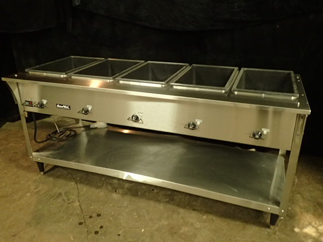 lot 3503 image: Vollrath Servewell 5 Bay Steam Well