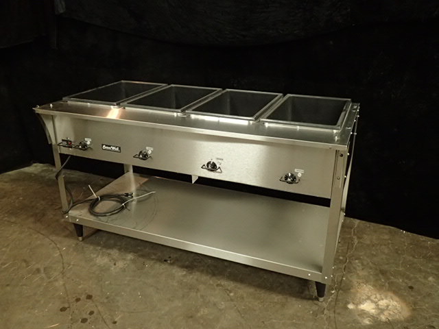 lot 3505 image: Vollrath Servewell 4 Bay Steam Well