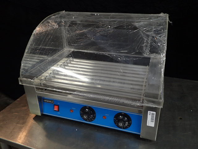 lot 3523 image: Uniworld Hog Dog Warmer with Sneeze Guard
