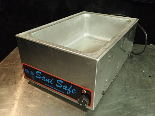 lot 3588 image: Sani Safe Full Size Countertop Steam Well
