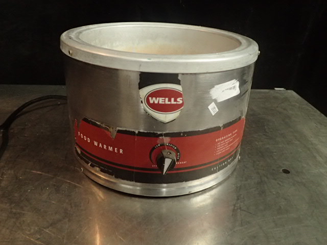 lot 3640 image: Wells 10 inch round food warmer