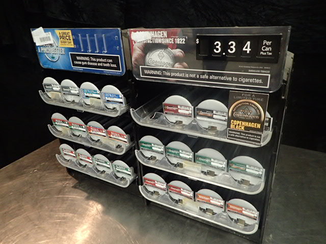 lot 3646 image: Lot of Two Chewing Tobacco Display Merchantdisers