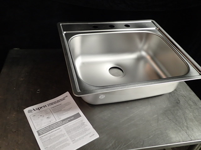 lot 3699 image: Aspen Stainless Steel Sink