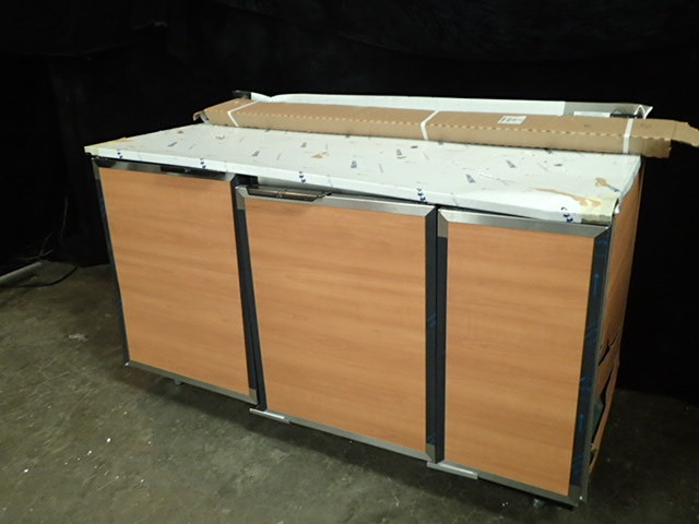 lot 3707 image: Duke 3 Door Undercounter Cooler