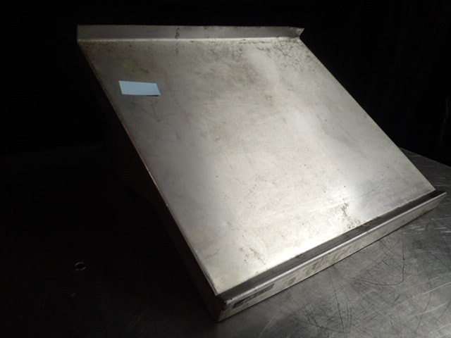 lot 3730 image: Stainless Steel Wall-Mount Shelf