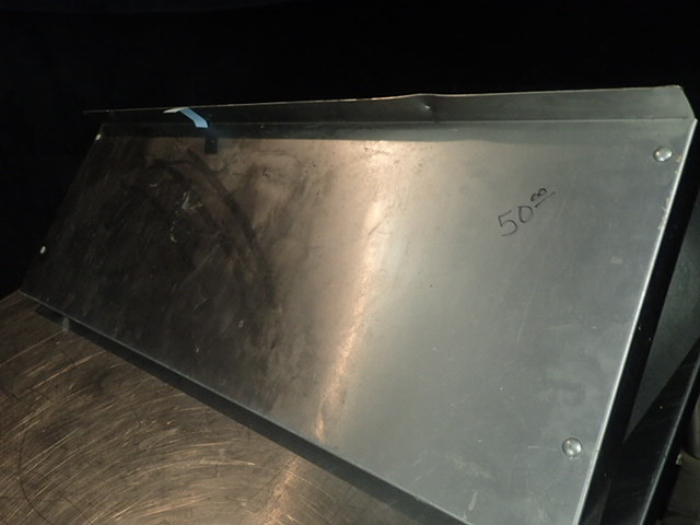 lot 3731 image: Stainless Steel Wall-Mount Shelf
