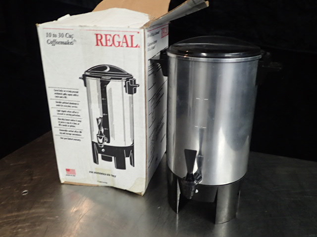 Regal Coffee Maker New & Late Model Restaurant Equipment Auction Blowout! -NEW LOTS JUST ...