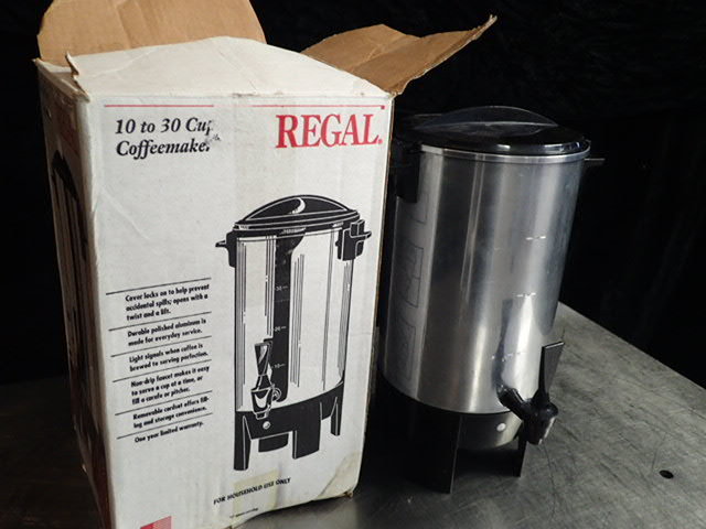 Regal Coffee Maker New & Late Model Restaurant Equipment Auction Blowout! -NEW LOTS JUST ...