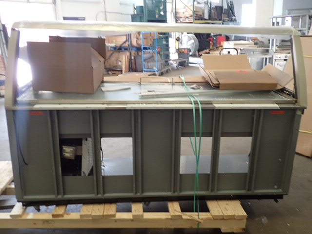 lot 3750 image: Large Refrigerated Prep Station (Salvage)
