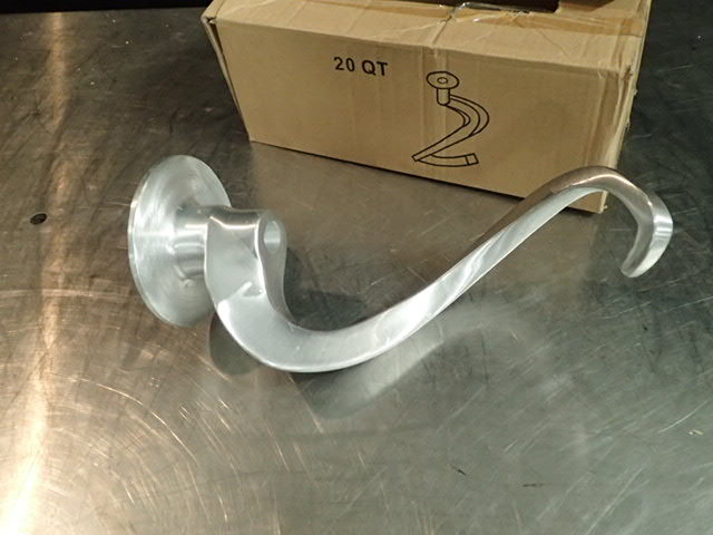 lot 3602 image: 20qt Dough Hook for Hobart Mixers