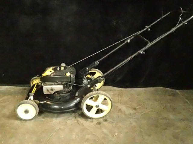 lot 3758 image: Brute (22) 190cc 3-in-1 Push Lawn Mower