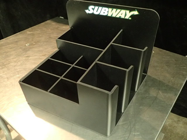 lot 3877 image: Subway CondimentDrink StationSupplies Caddy