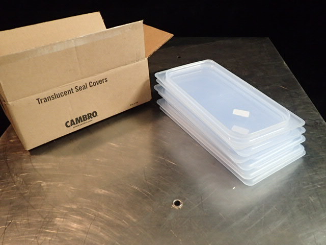 lot 3886 image: (6) 13 Translucent Seal Covers