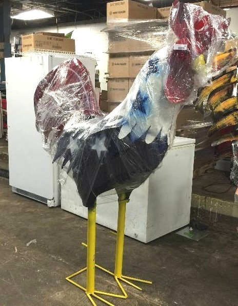 lot 428 image: BIG ROOSTER SCULPTURE #1