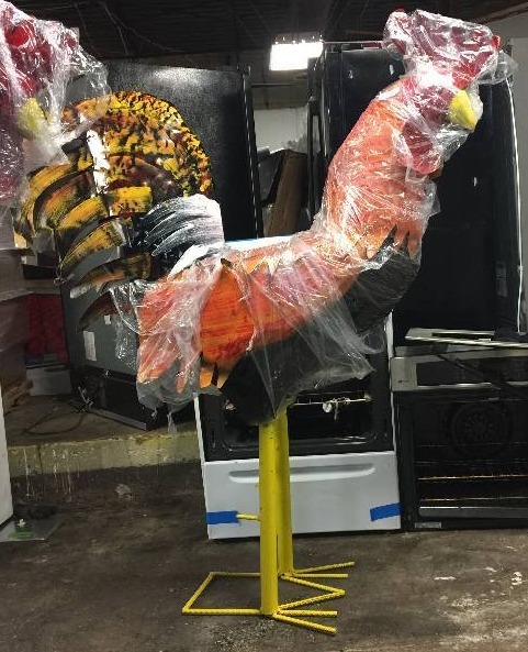 lot 429 image: BIG ROOSTER SCULPTURE #2