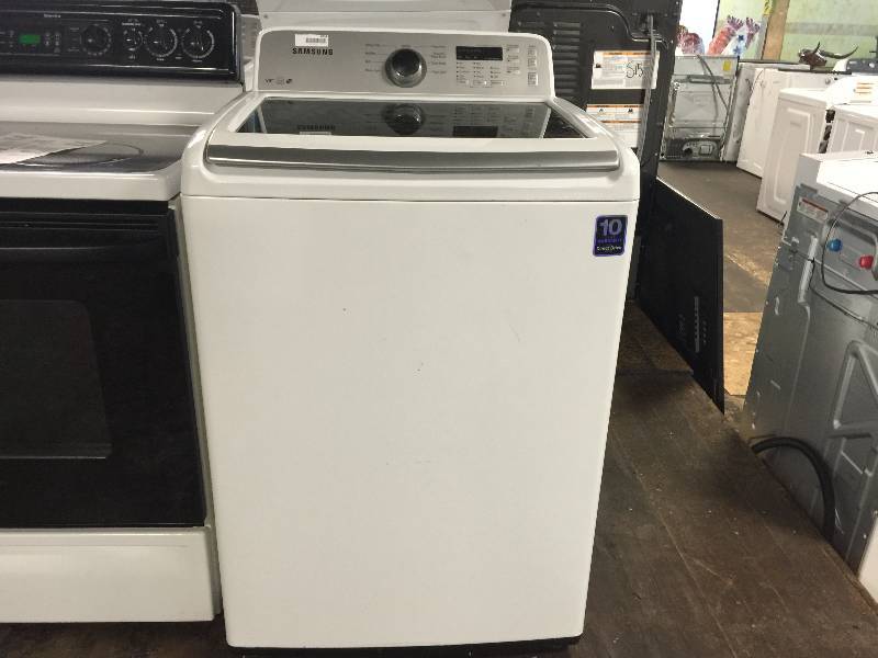 lot 8044 image: Samsung WA422PRHDWR  27 Inch Top-Load Washer with 4.2 cu. ft. Capacity, 9 Wash Cycles,