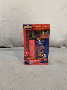 lot 17127 image: MARVEL SPIDERMAN BATH BLASTER WITH FLOATING TUB TARGETS