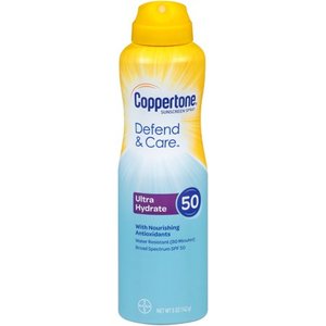 lot 17135 image: Coppertone Clearly Sheer C-Sunscreen Spray - SPF 50