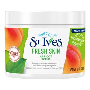 lot 17146 image: St. Ives Fresh Skin Face Scrub Apricot, Deeply Cleans, Smooth and Glowing Skin, Dermatologist-Tested, Natural Exfoliants 10 oz
