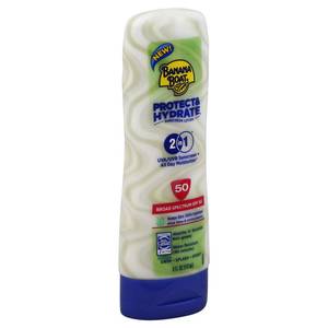 lot 17168 image: Energizer Personal Care Banana Boat Protect & Hydrate Sunscreen Lotion, 6 oz
