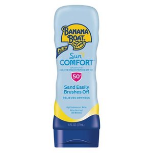 lot 17191 image: Banana Boat SunComfort Sunscreen Lotion SPF 50, 6 Oz