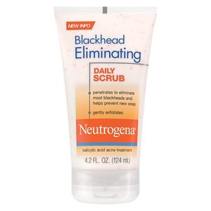 lot 17199 image: Neutrogena Exfoliating Blackhead Salicylic Acid Face Scrub, 4.2 oz