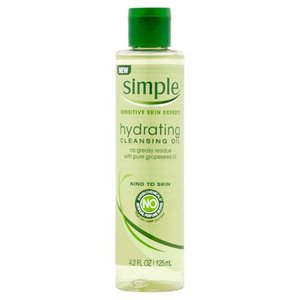 lot 17208 image: Simple Sensitive Skin Experts Hydrating Cleansing Oil, 4.2 Fl Oz