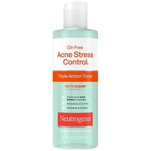 lot 17215 image: Neutrogena Oil Free Acne Stress Control Triple Action Toner  LIQUID
