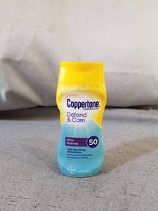 lot 17222 image: COPPERTONE DEFEND & CARE SUNSCREEN SPF 50